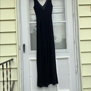 Aquamar Shiny V-neck Wide Leg Jumpsuit